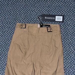MOCHA white fox flair pants( satisfy me pants) size XS